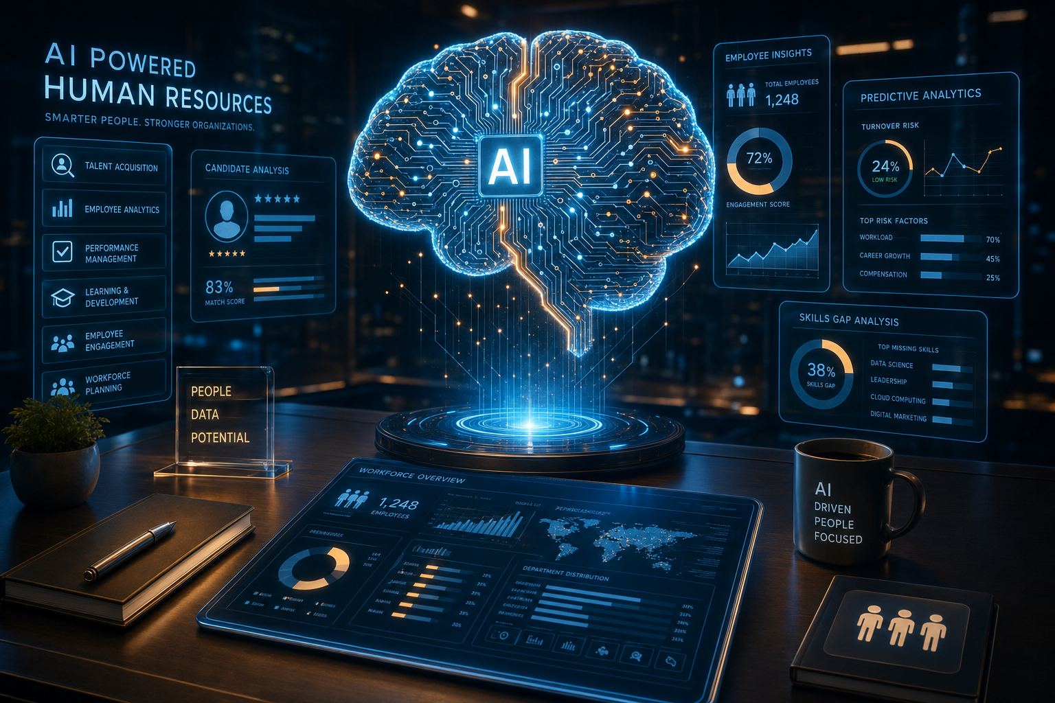 Inteligencia artificial aplicada a recursos humanos